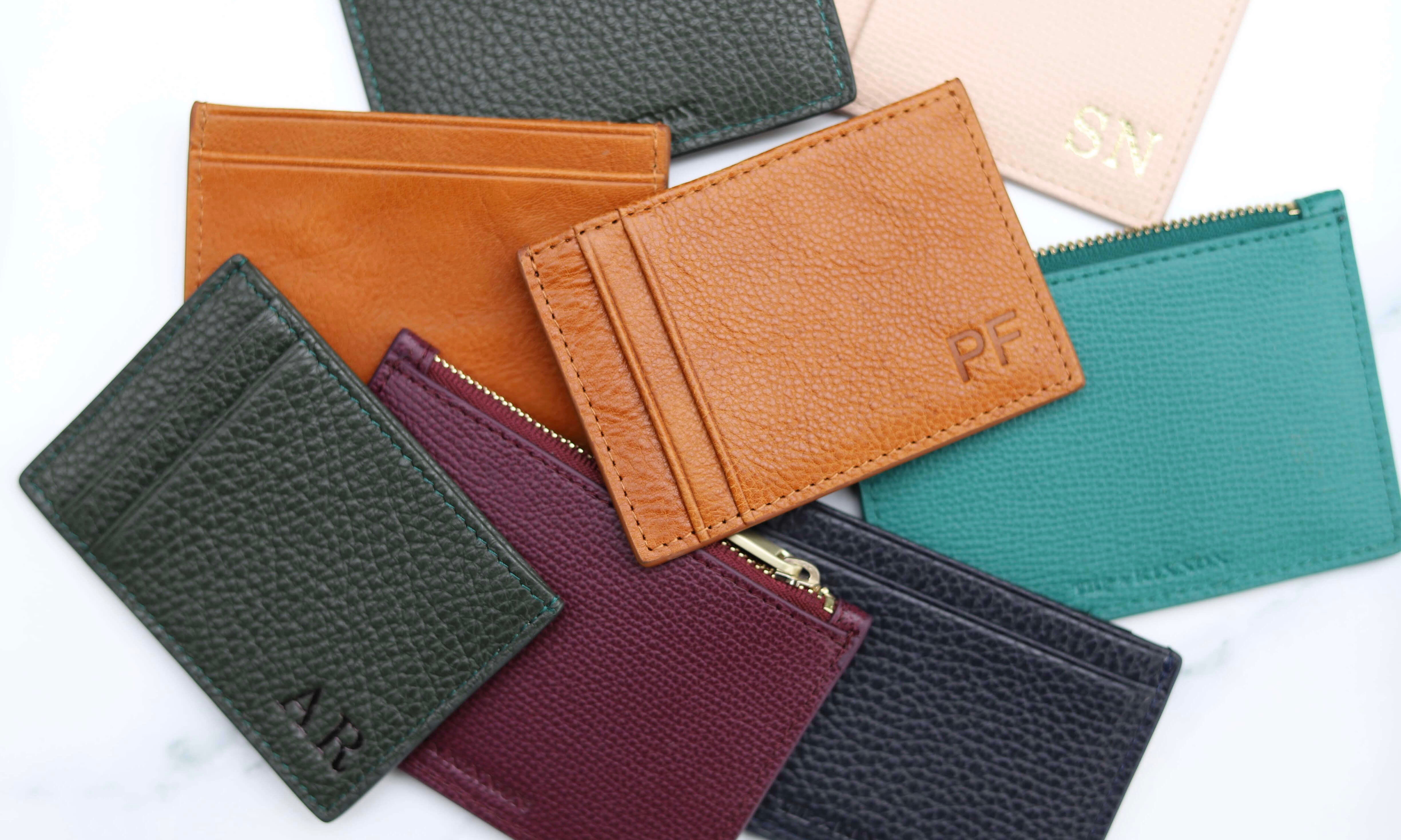 thumb-THP X KINNON CARD HOLDER - VINTAGE TAN