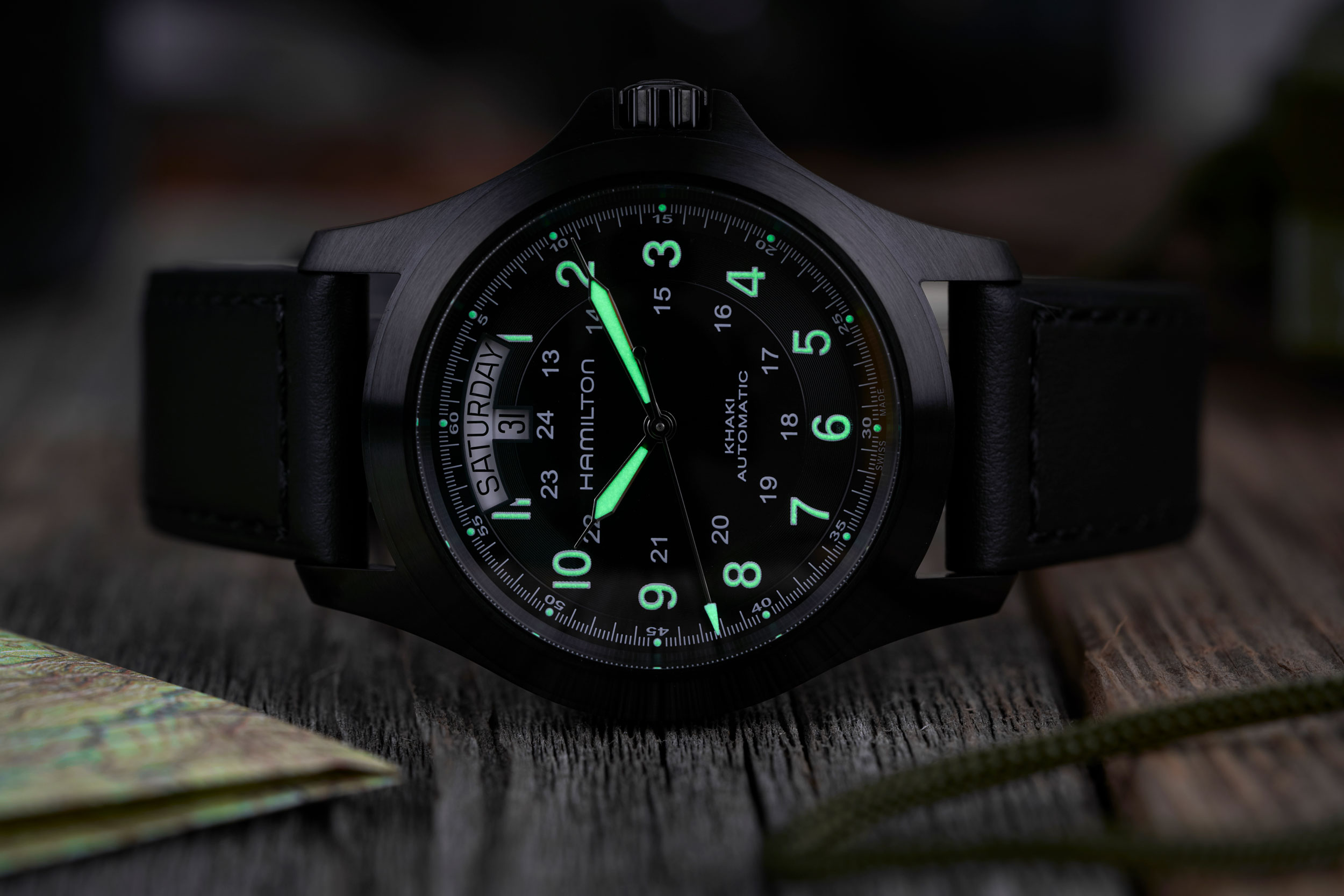 Hamilton Khaki Field King PVD Watch Windup Watch Shop