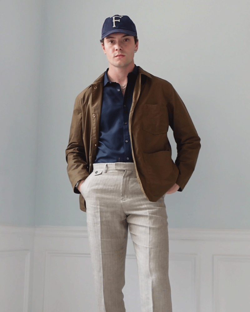 Taylor wears Billy Reid clothes.