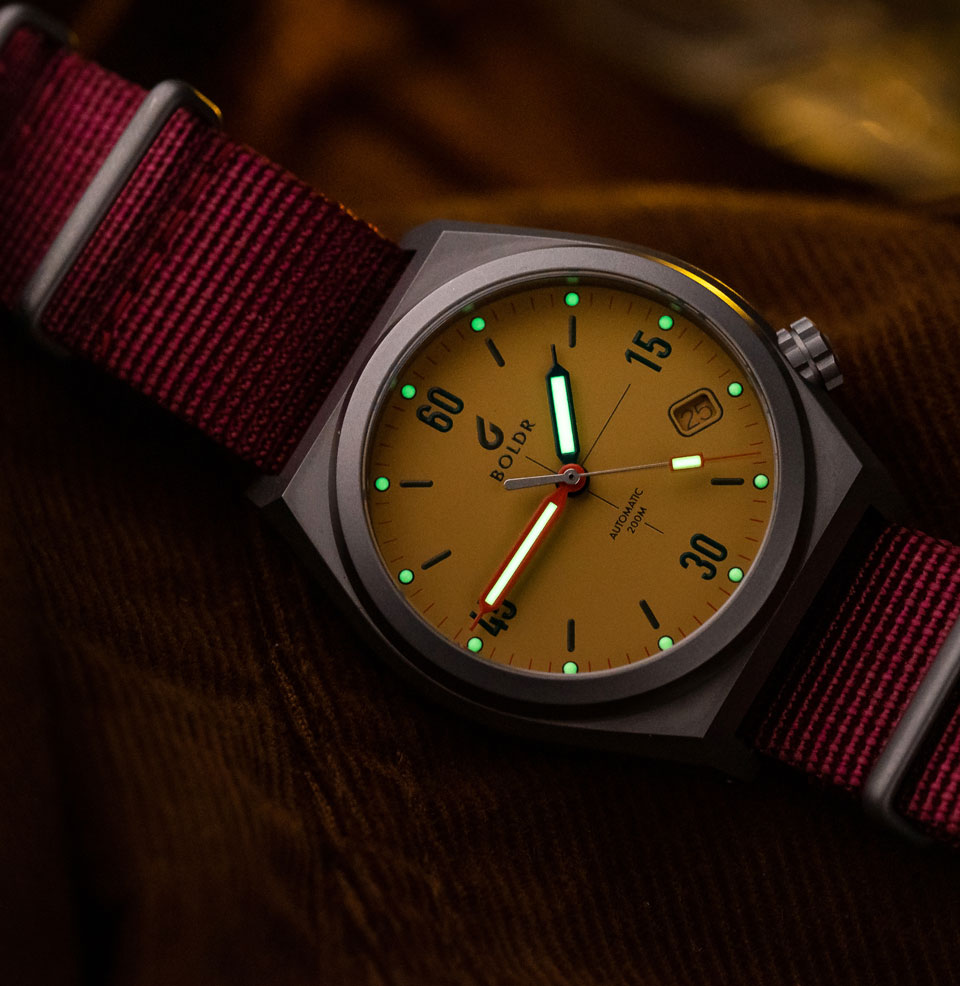 Venture Windup Edition #2 Lume on dial and hands