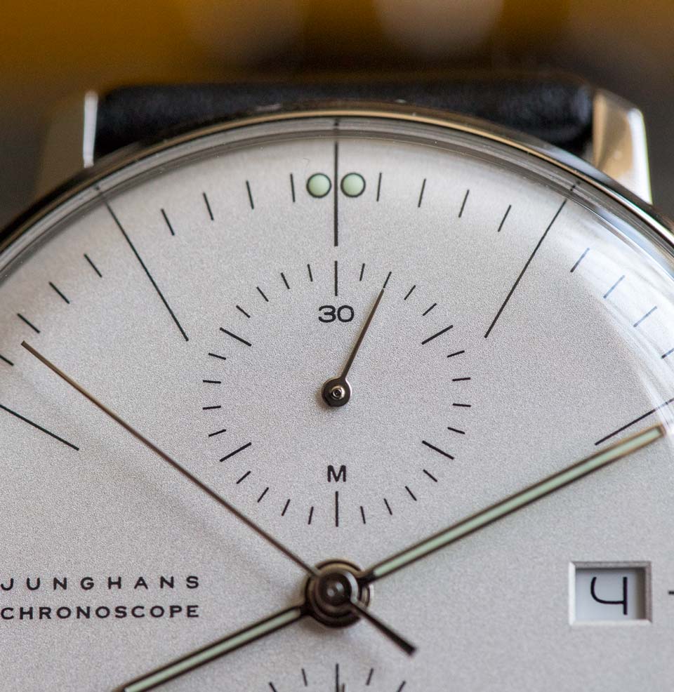 Max Bill Chronoscope Date at three