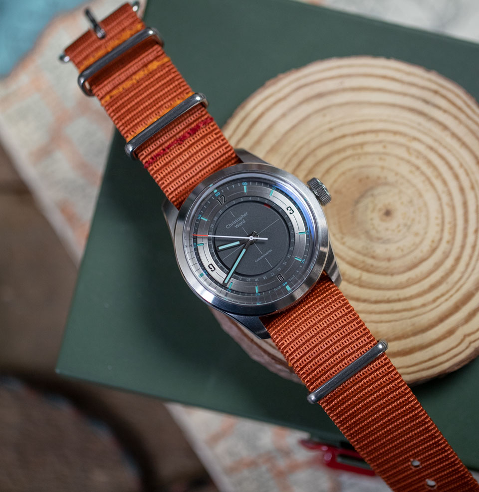 US-Made Mil-Strap Beautifully Complements Dark Dials
