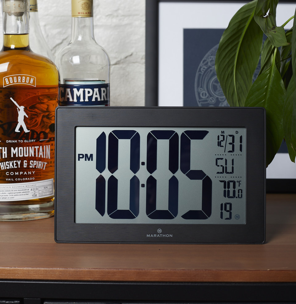 Atomic Digital Clock with Stand Atomic Time