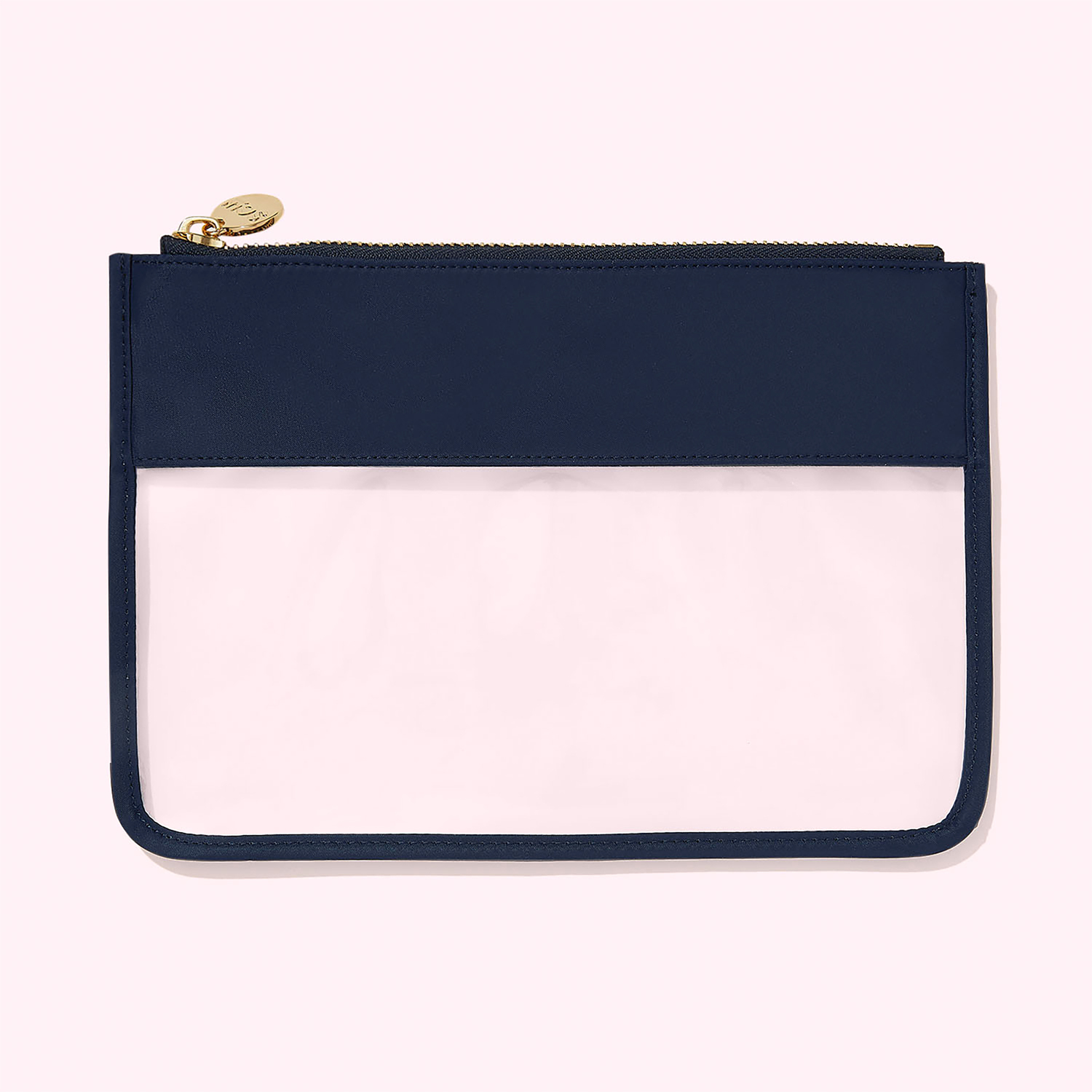 Stoney Clover Lane Clear Front Small Zip Pouch - Sapphire