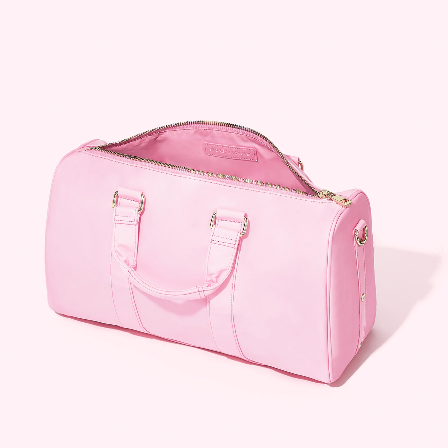 Dooney & Bourke Large Leather & Canvas Duffle Bag Purse Handbag Carry On |  eBay