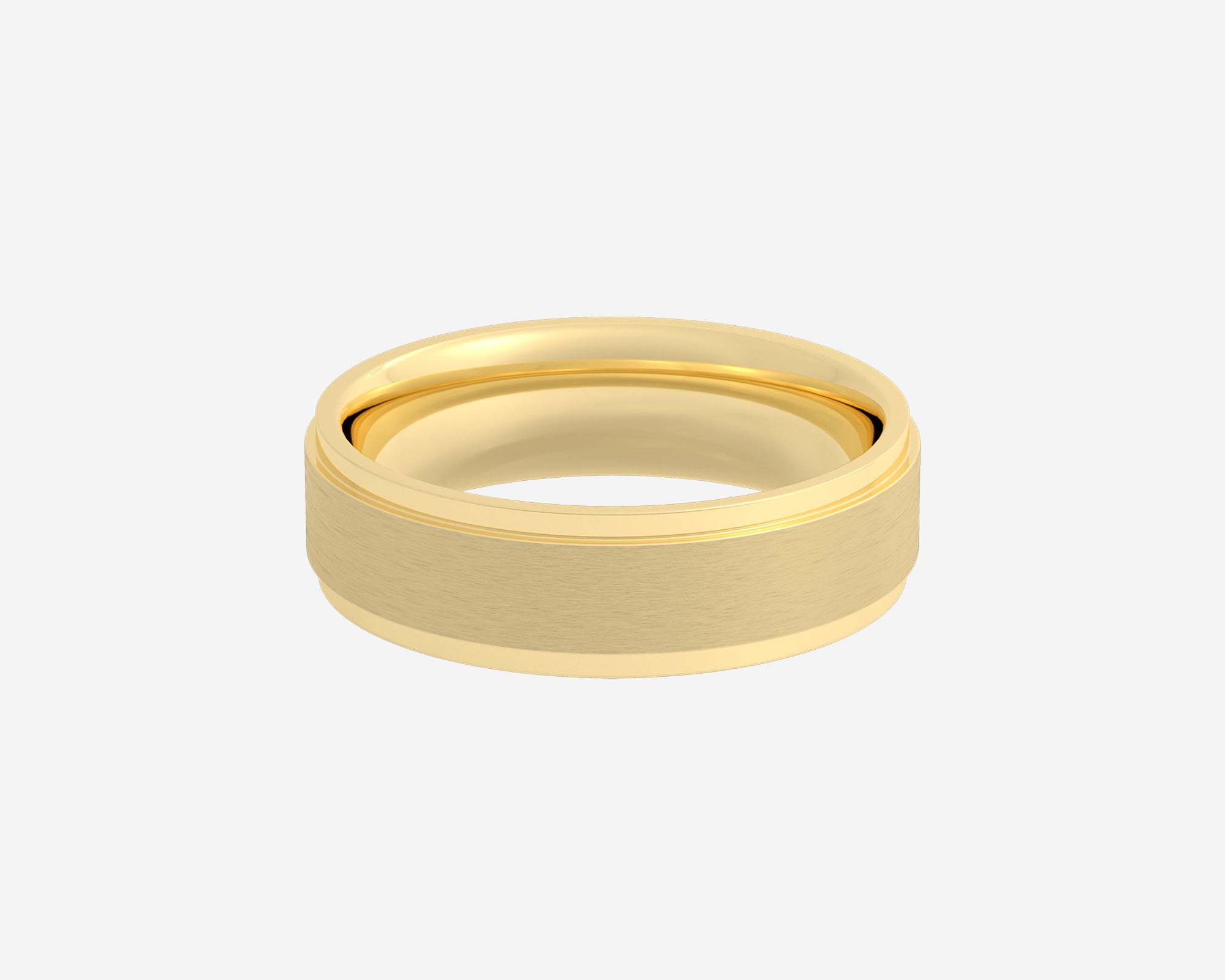 ゴールドリング I FEEL YOU EVEN WHEN I CLOSE MY The Stepped Edge Wedding Ring | Holden