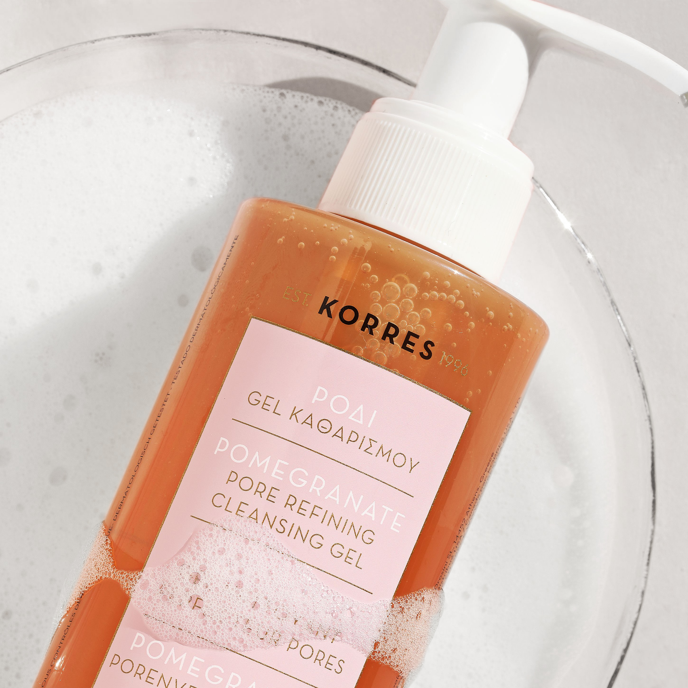 korres pore refining cleansing gel