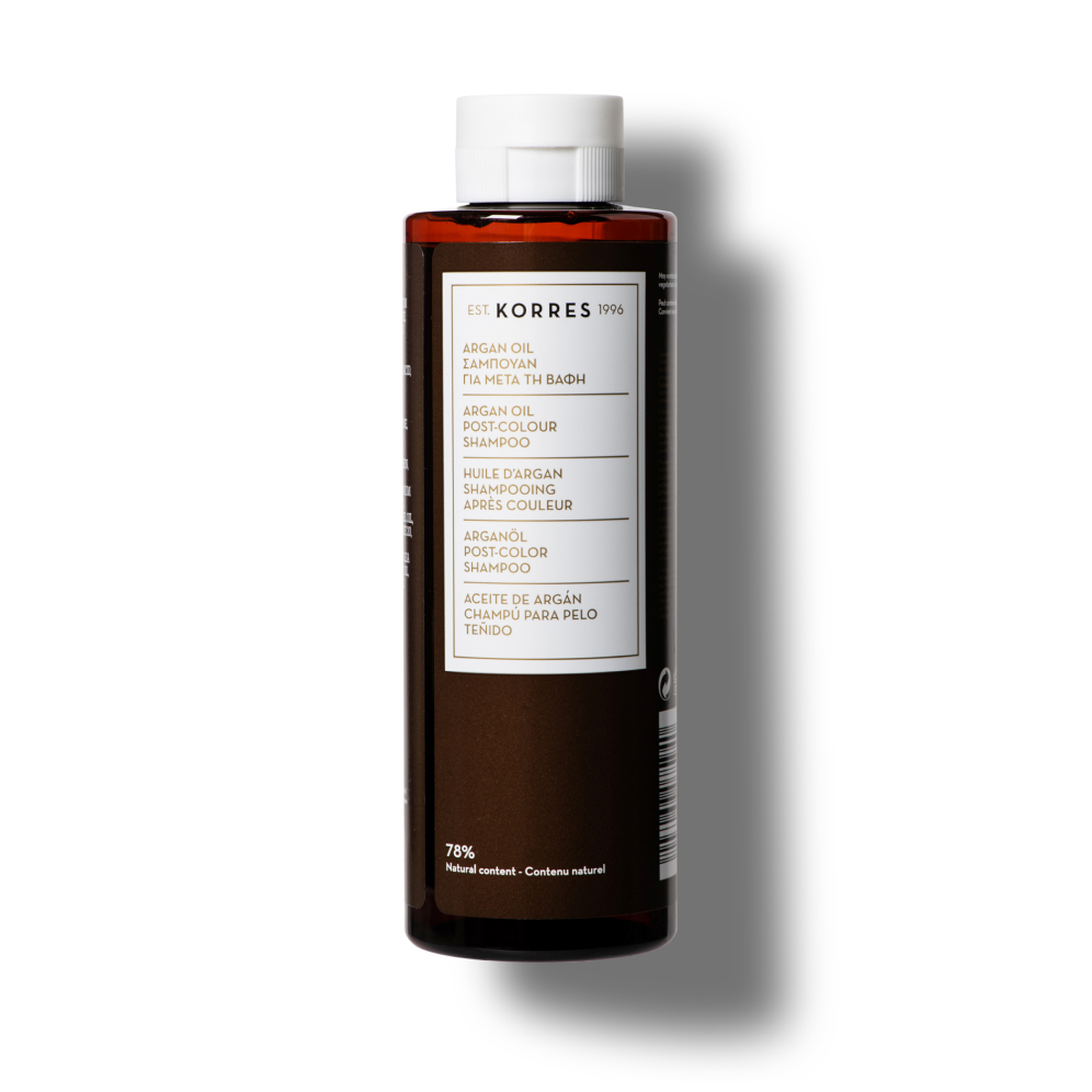 Korres Hair Argan Oil Post-Colour Shampoo 01