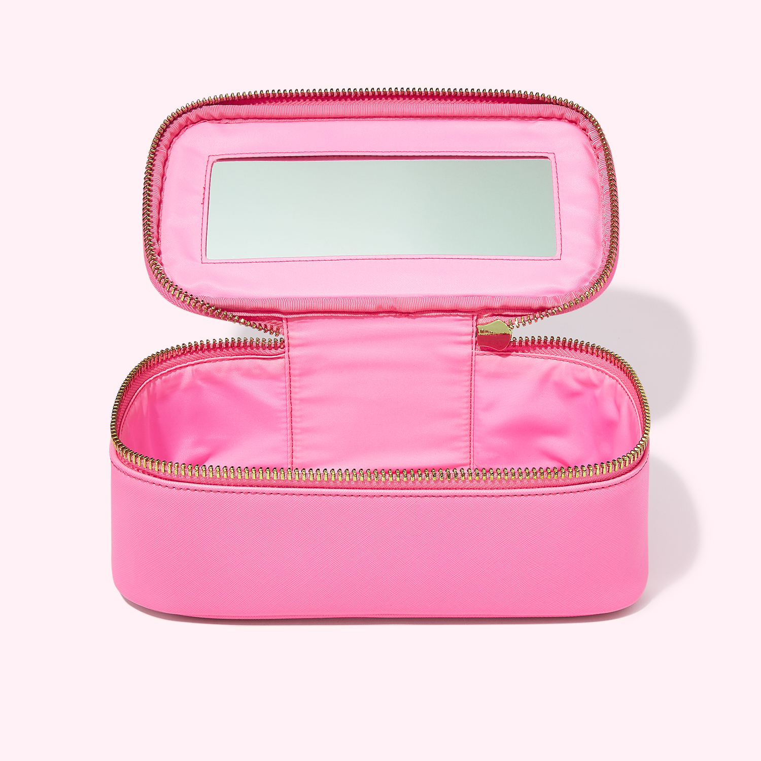 New SCL bubblegum shops clear pouch with mirror