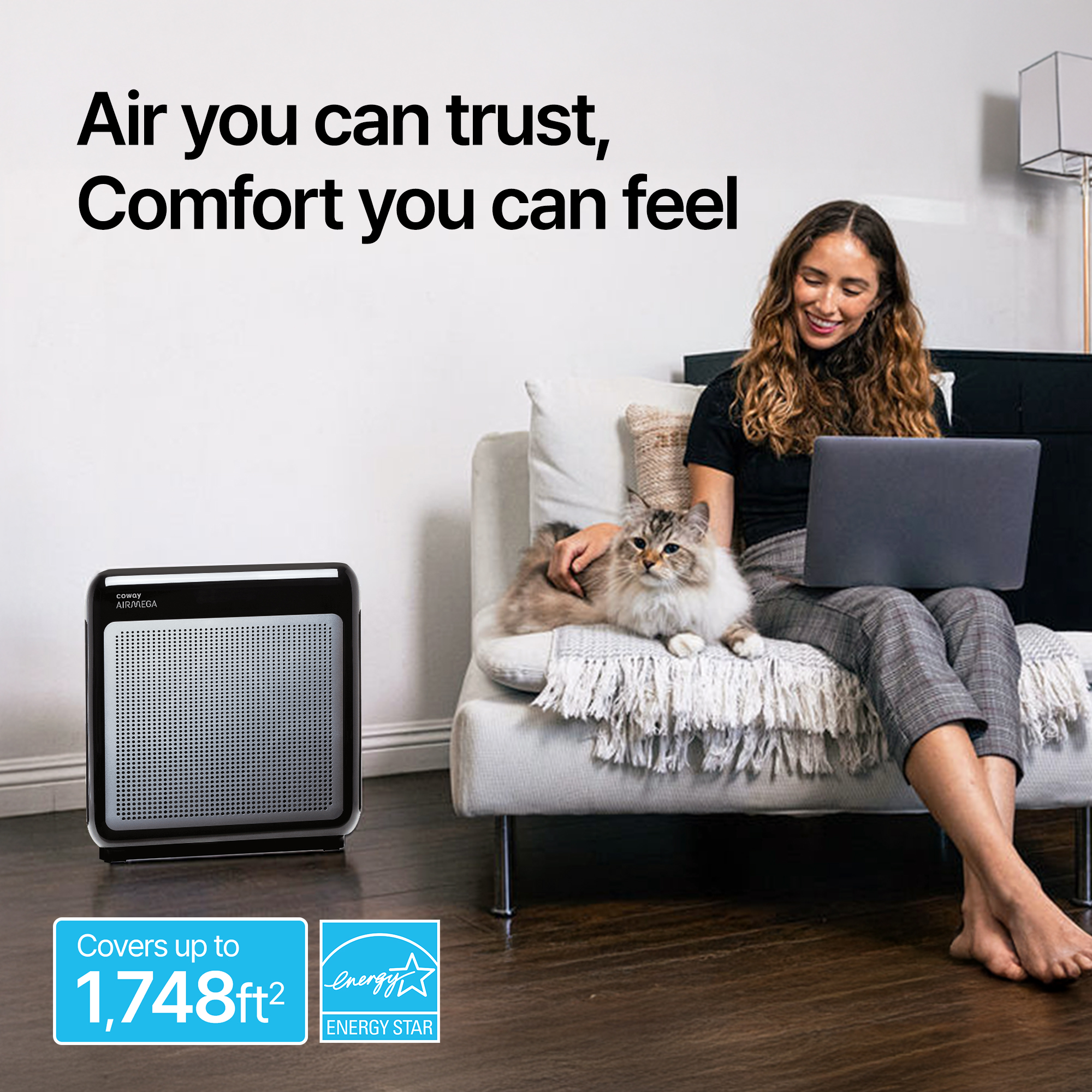 Airmega 200M, air you can trust, comfort you can feel