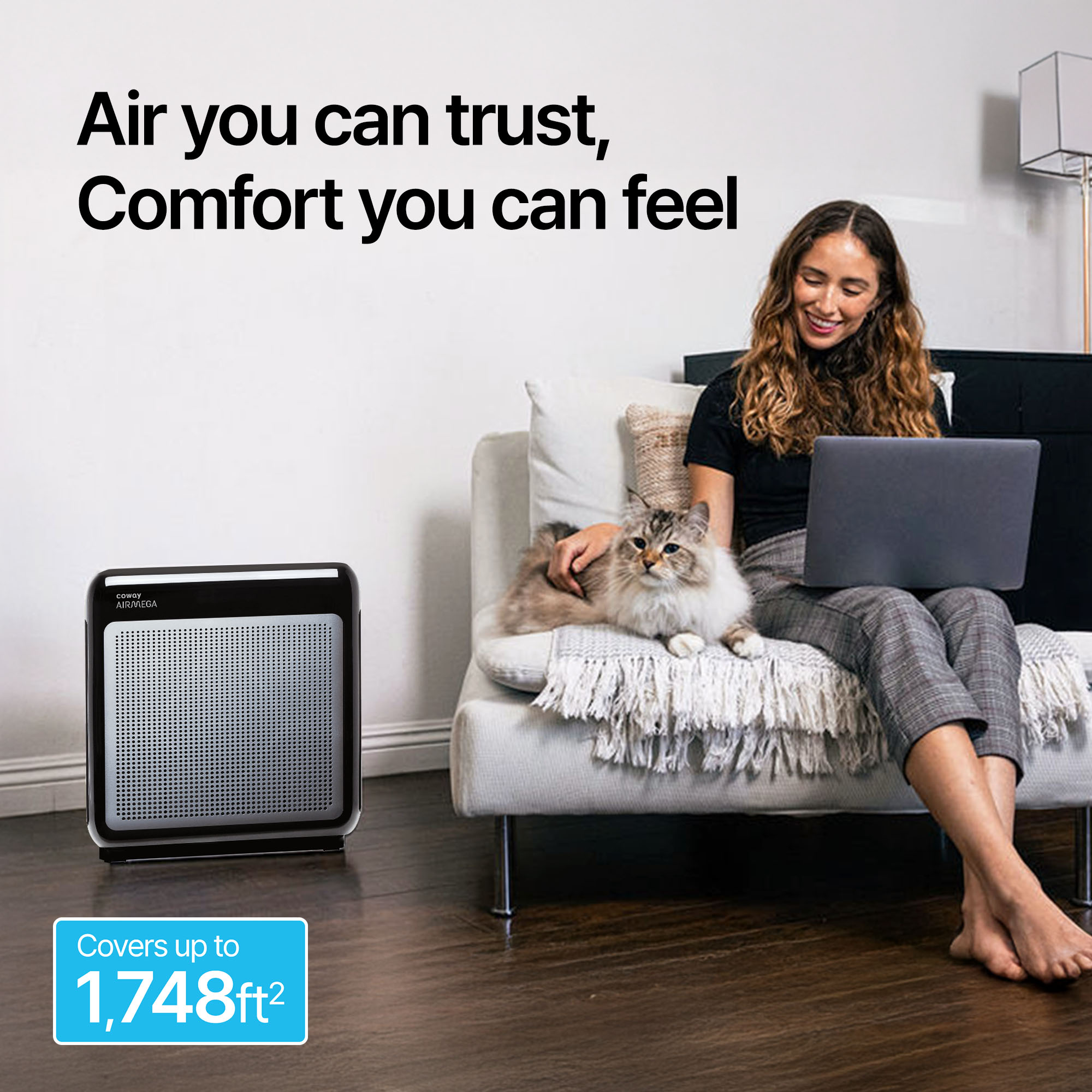 Airmega 200M, air you can trust, comfort you can feel