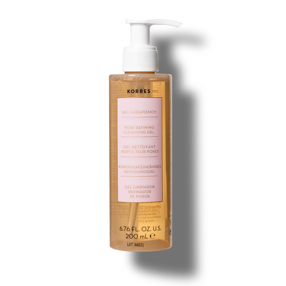 Korres Pore Minimizing + Oil Control Pomegranate Pore Refining Cleansing Gel 01