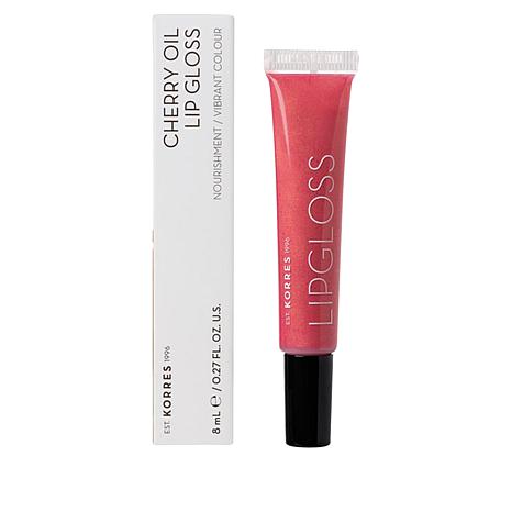 Korres Makeup Naked Rose Cherry Lip Gloss 01