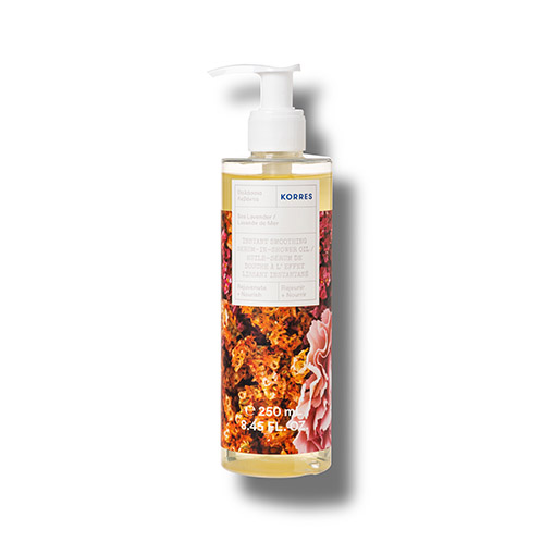 Korres REJUVENATE + NOURISH Sea Lavender Instant Smoothing Serum-In-Shower Oil