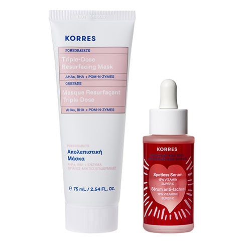 Korres BRIGHTENING + PORE MINIMIZING Super Glow Skin Duo