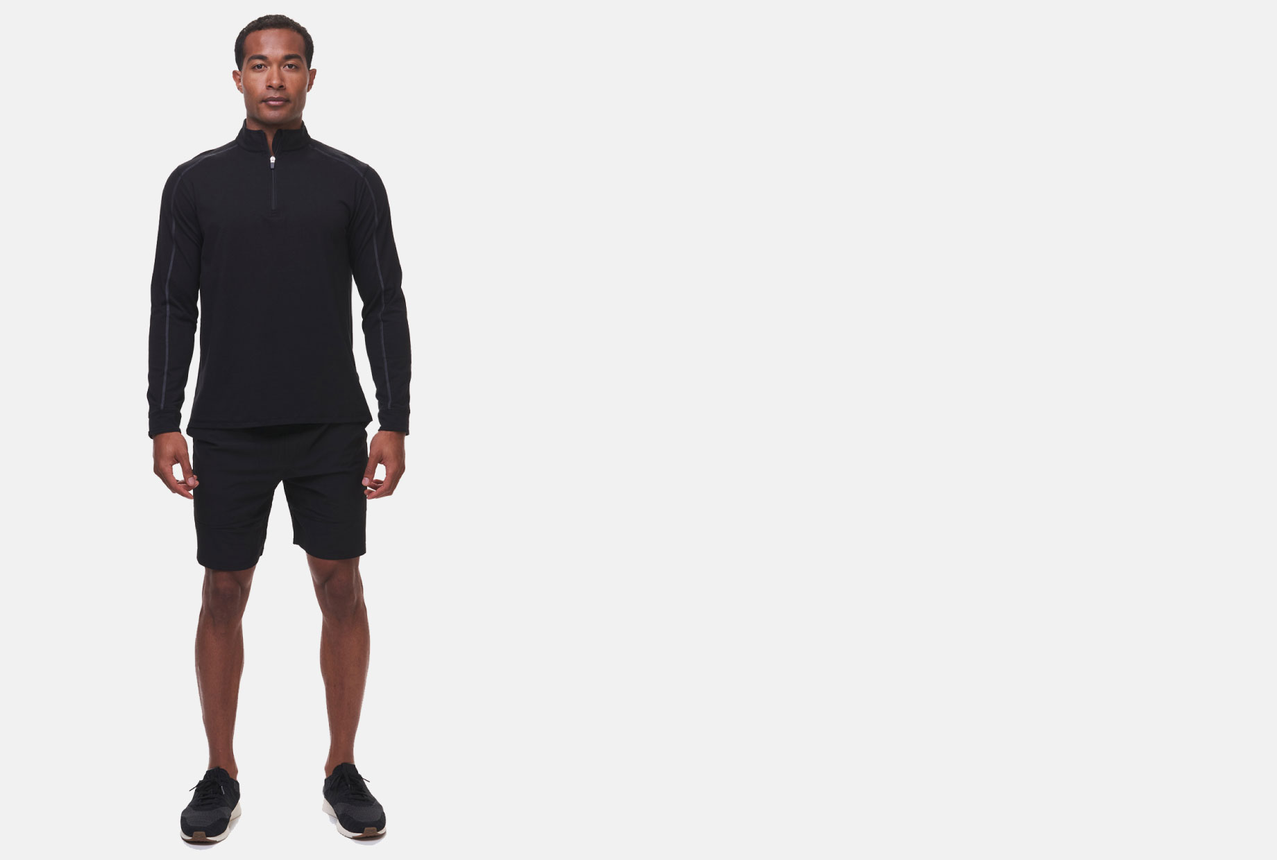 Men's bamboo Carrollton 1/4 Zip Jacket - tasc Performance