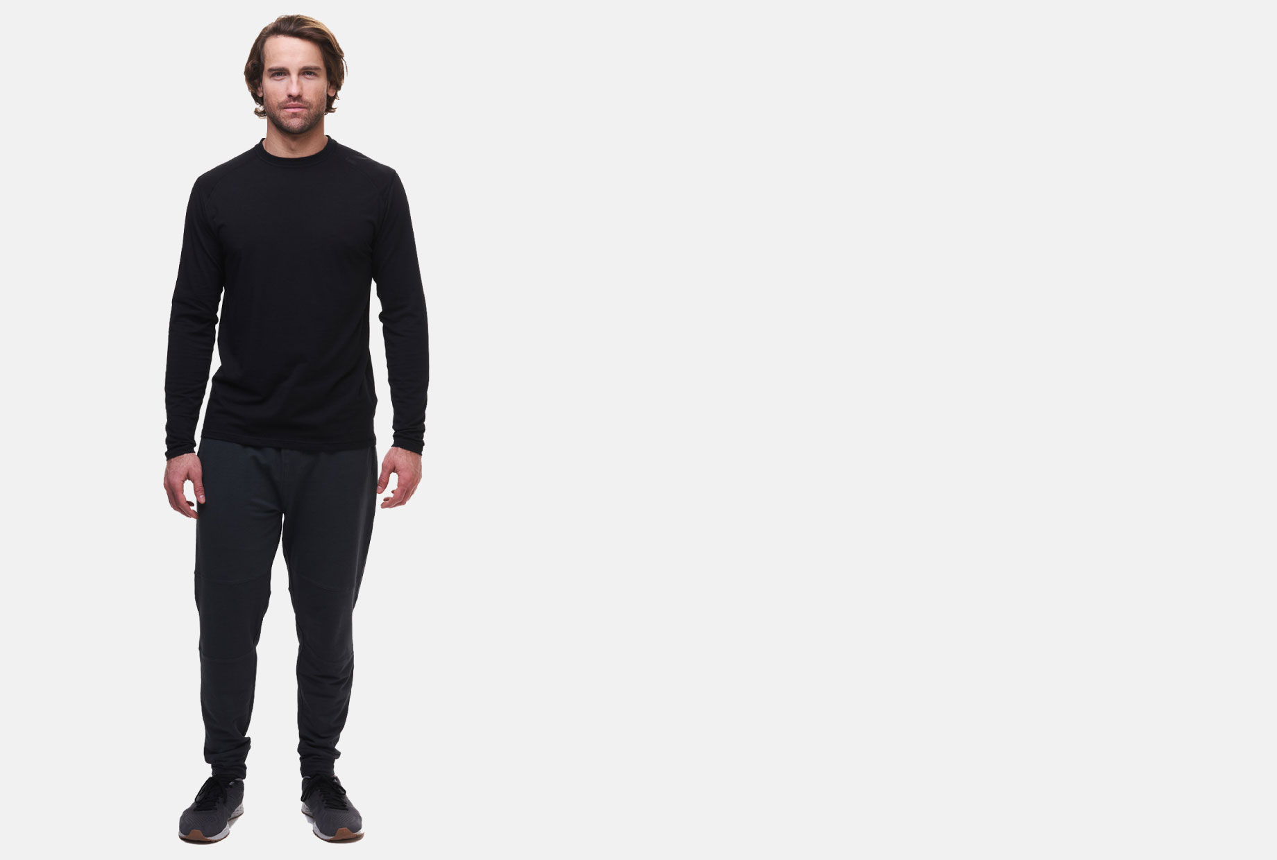 Men's bamboo Carrollton long sleeve t-shirt by tasc Performance