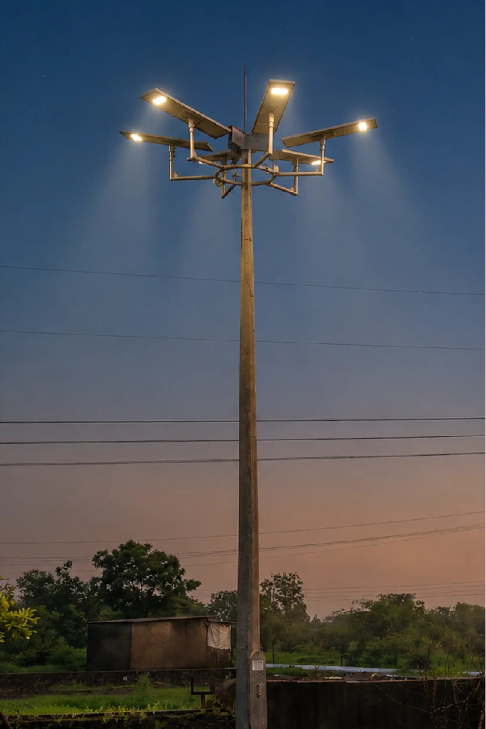 Professional Lighting Solar High Mast