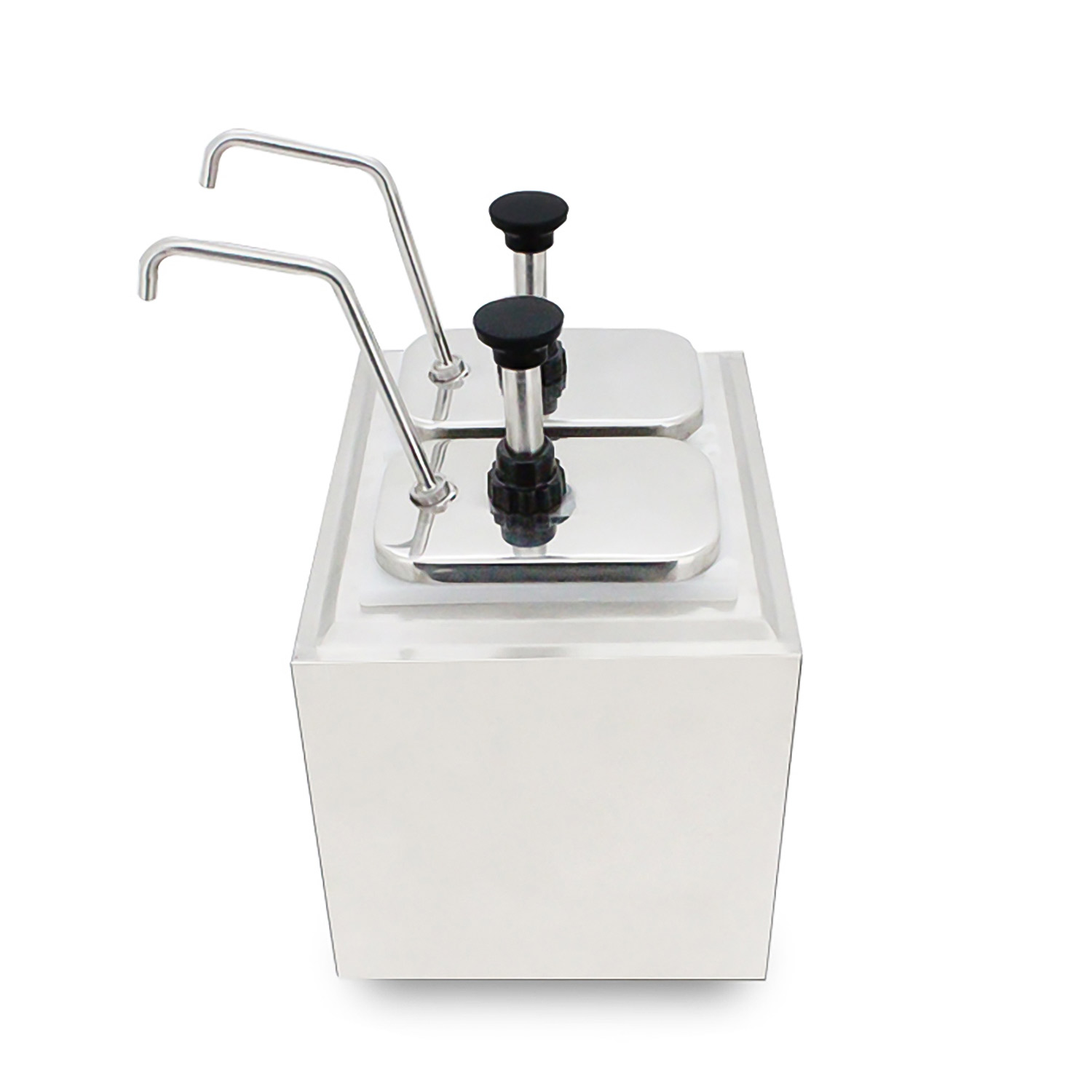 ALDKitchen Sauce Dispenser 2Bucket Sauce Pressure Pump Double