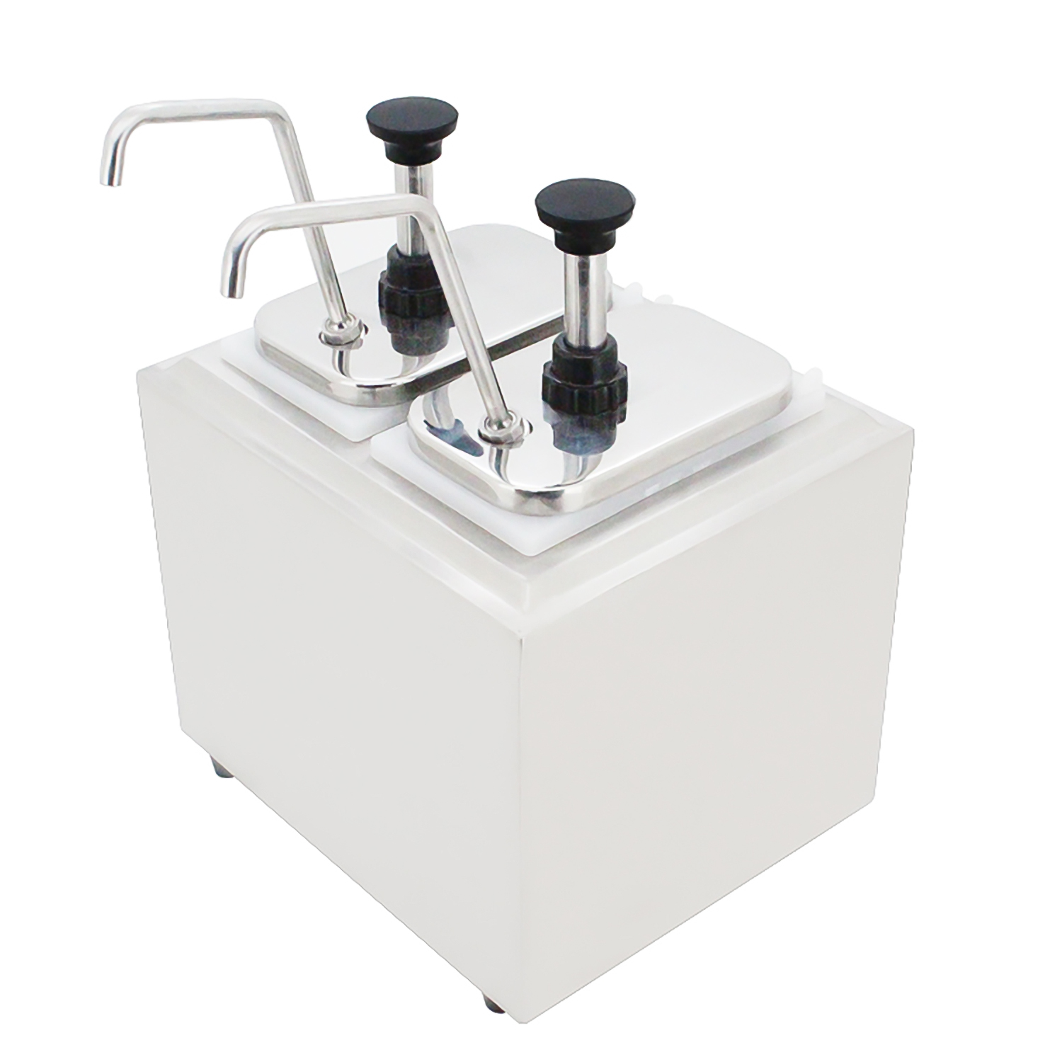 ALDKitchen Sauce Dispenser 2Bucket Sauce Pressure Pump Double Sau