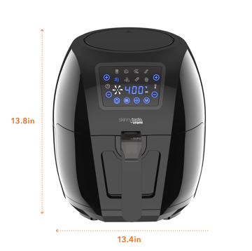 Sizes of Skinnytaste by Vremi Air Fryer