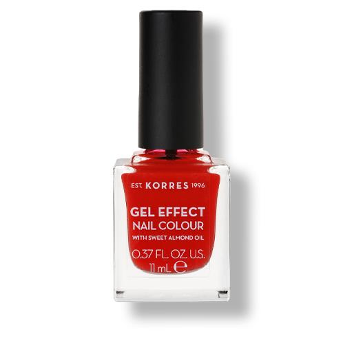 Korres Nagellack Coral Red Sweet Almond Nail Colour 1