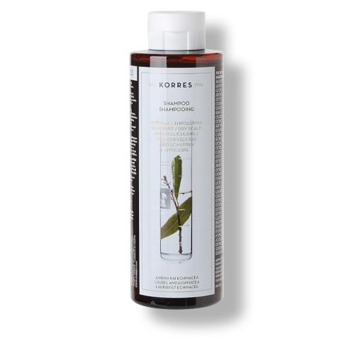 Korres ShampooLaurel & Echinacea Anti-Schuppen Shampoo für trockene Kopfhaut 1