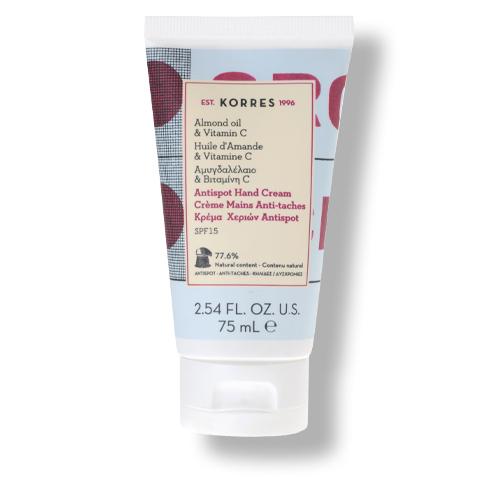 Korres HandcremeAlmond Oil & Vitamin C Anti-Spot Handcreme SPF15 1