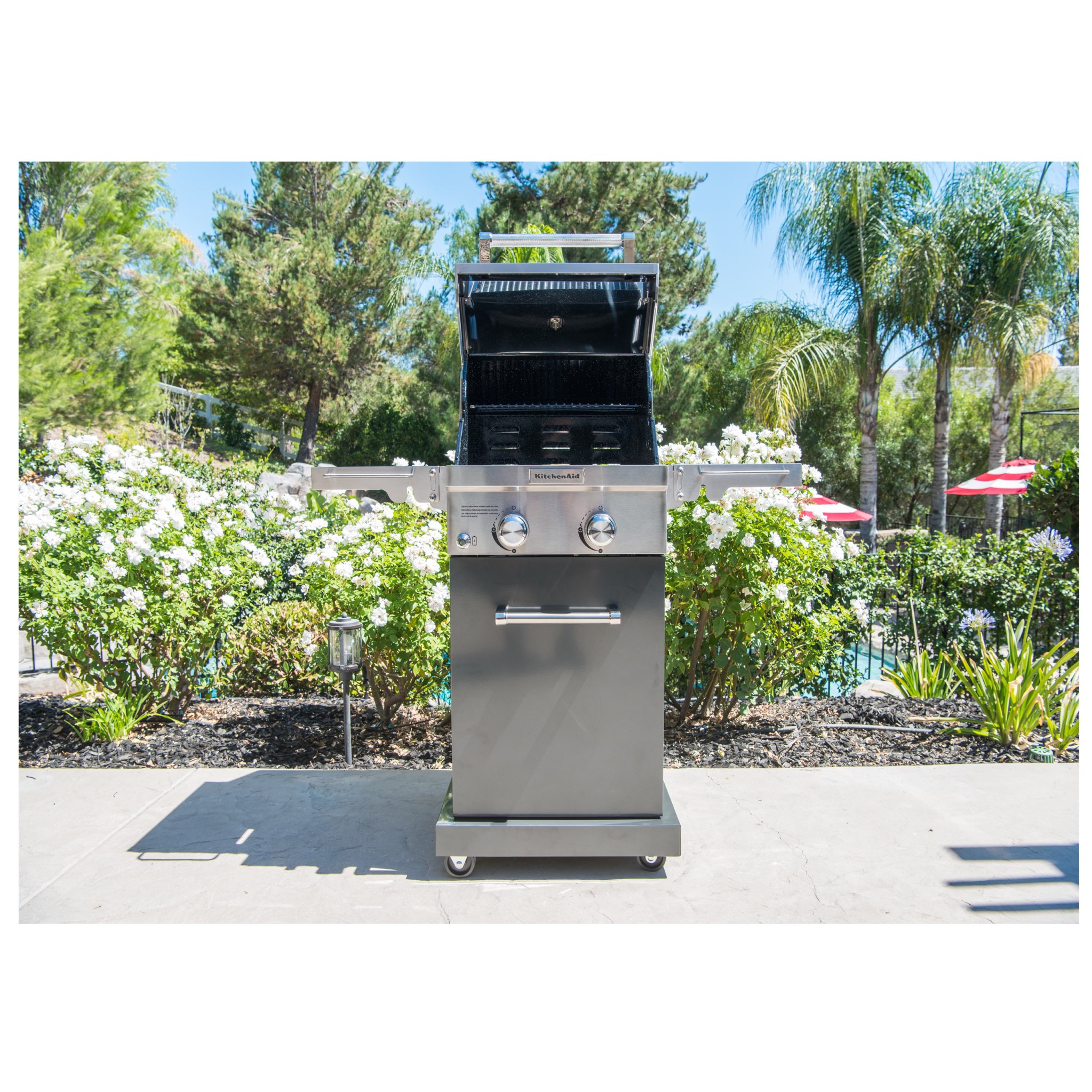 2 Burner Propane Gas Grill In Slate