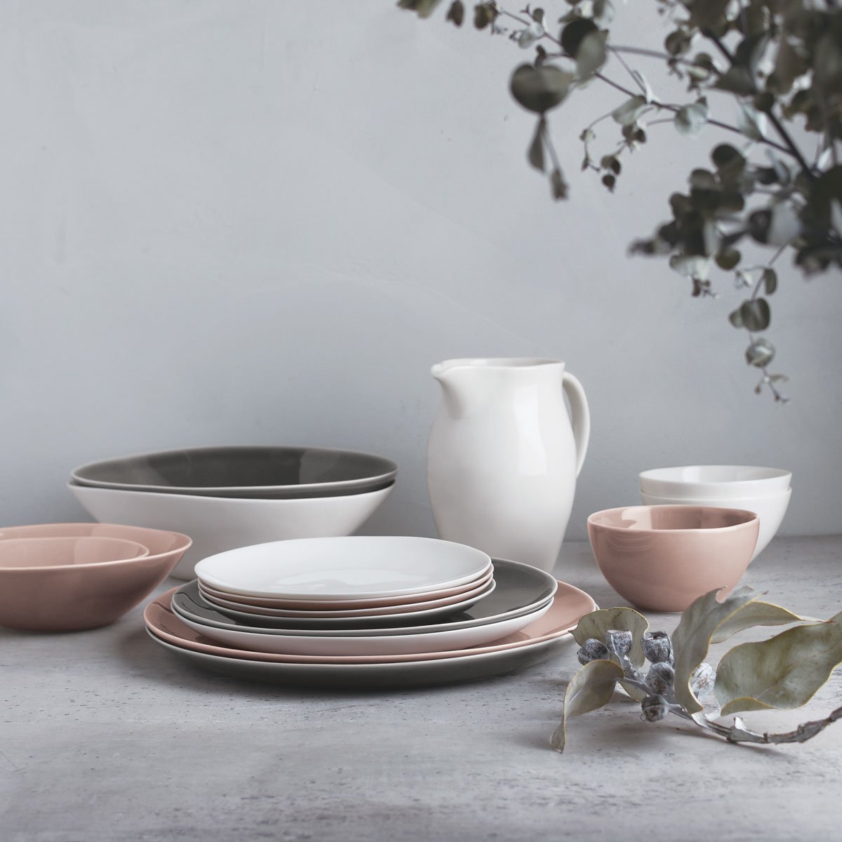 KINTO ATELIER TETE PLATE 235MM PINK BEIGE