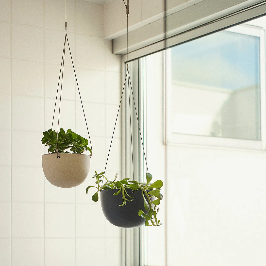 KINTÔ PLANT POT 201 (⌀140 mm/5.5 po) Miniature beige 9