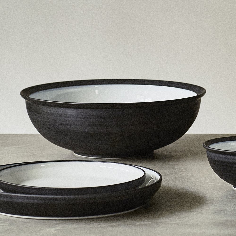 KINTO RIM BOWL (⌀220MM/9IN) BLACK