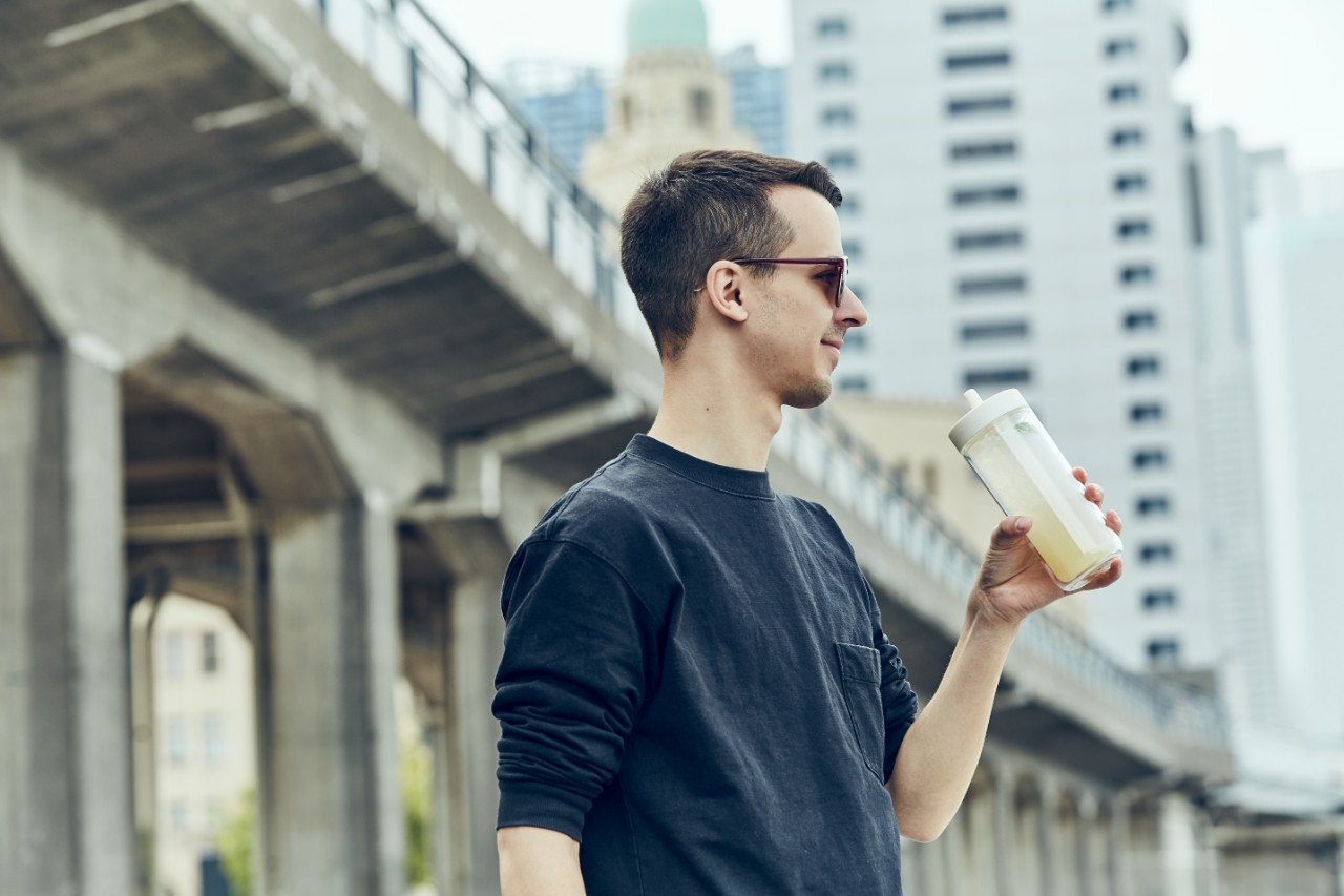 KINTÔ TO GO BOTTLE (480ML/16OZ) BLANC VIGNETTE 10