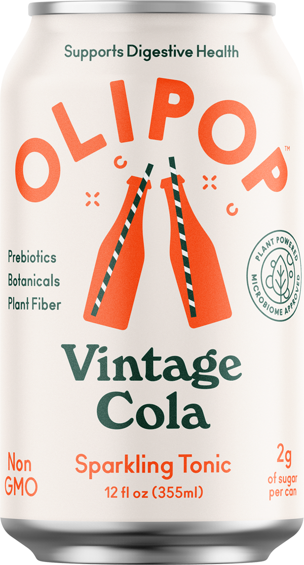 Olipop Soda Cola can