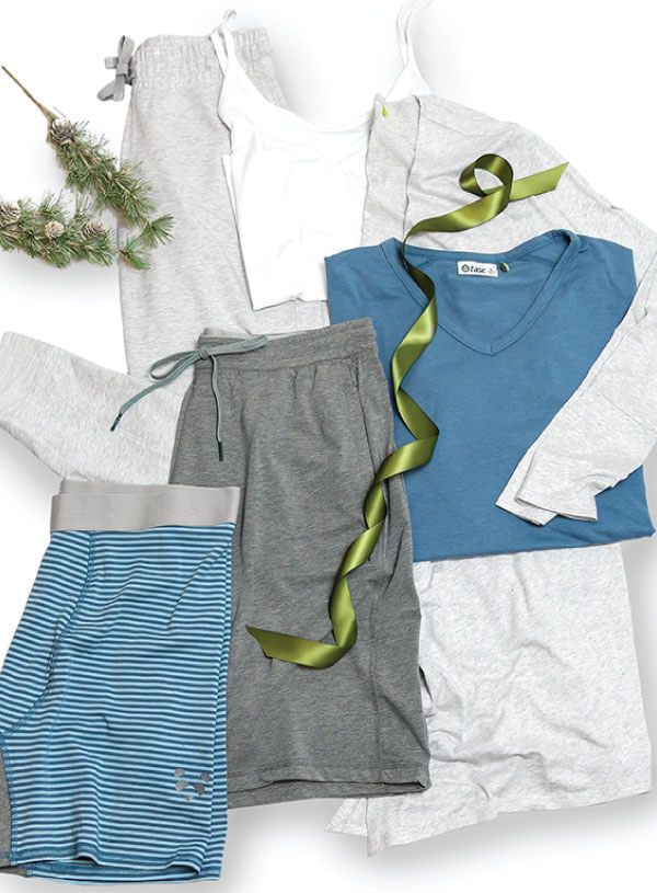 lounge bamboo clothing holiday gift guide by tasc performance