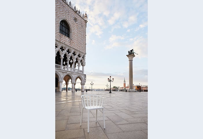 Venice, the latest member of the Kartell Generic collection designed by Philippe Starck. Photo c/o Kartell.