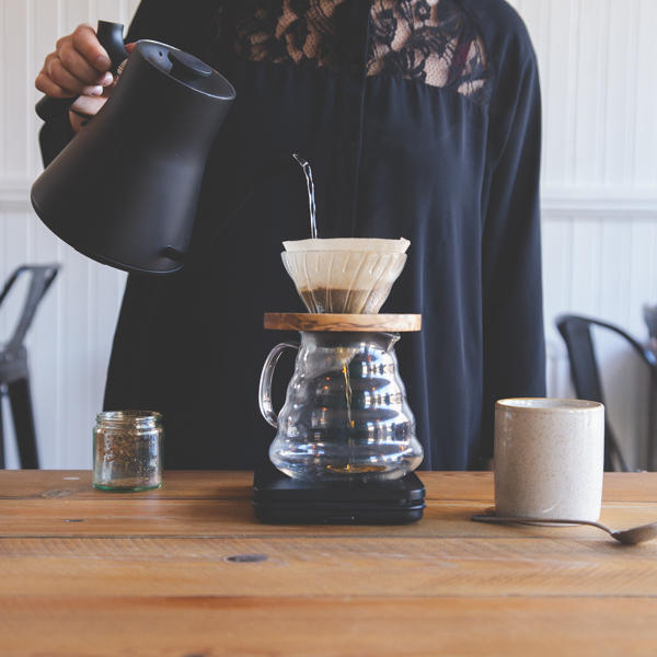 Add your coffee
