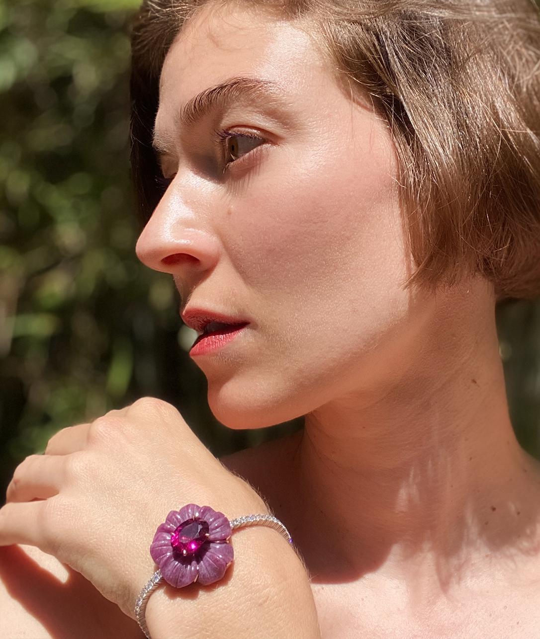Cherished by cultures around the world, red rubies have been worn to attract love and luck and repel negative energies and illness. Their lit-from-within quality has captivated people since antiquity.
