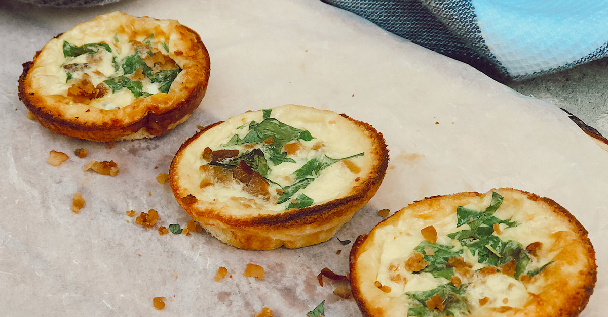 quiche toast cups