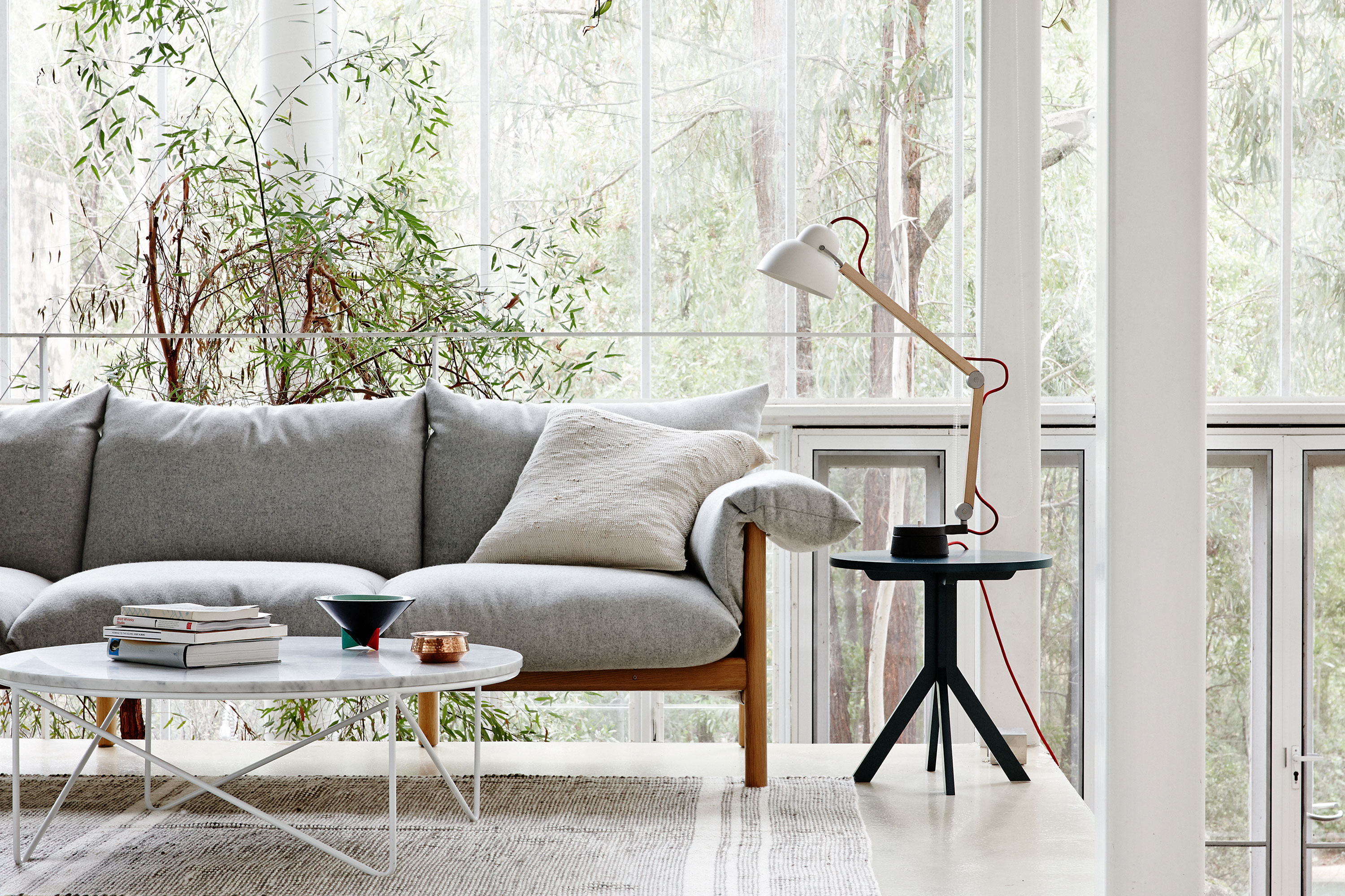 Wilfred Sofa + Fred Coffee Table