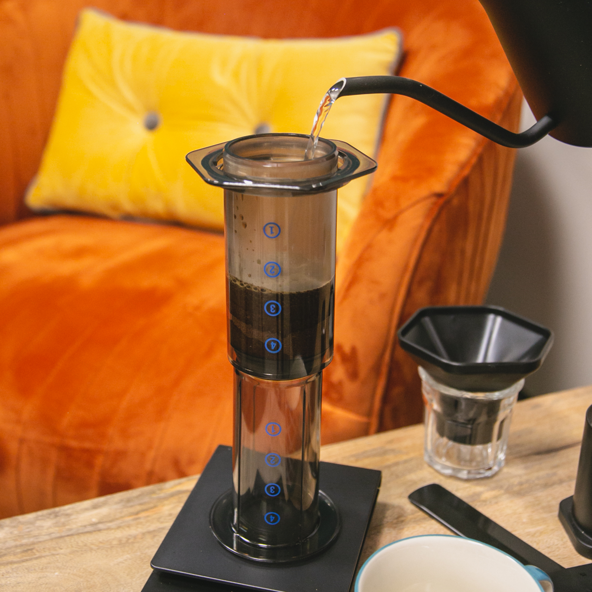 Brew your coffee