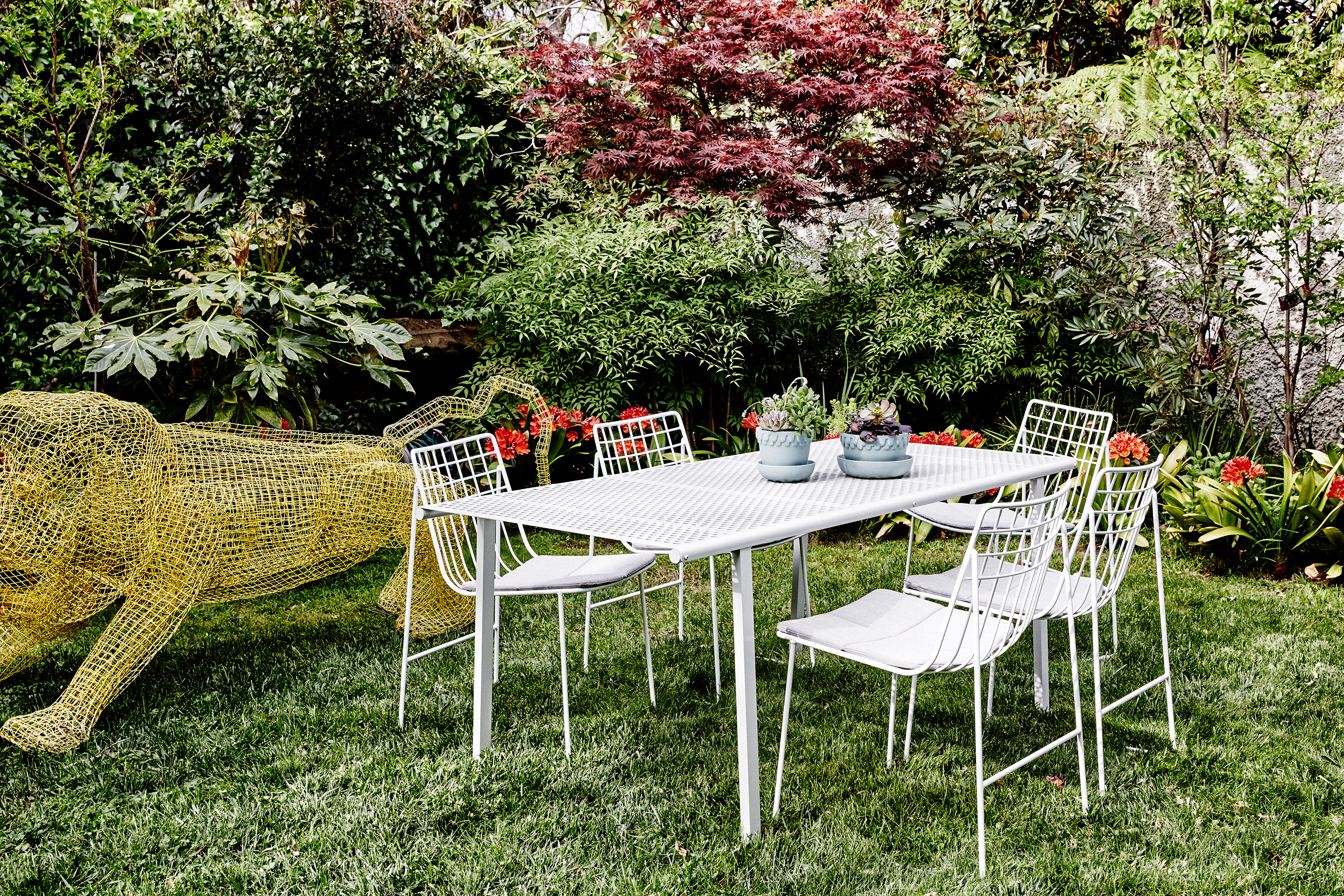 Lionel Chairs + Riley Outdoor Table