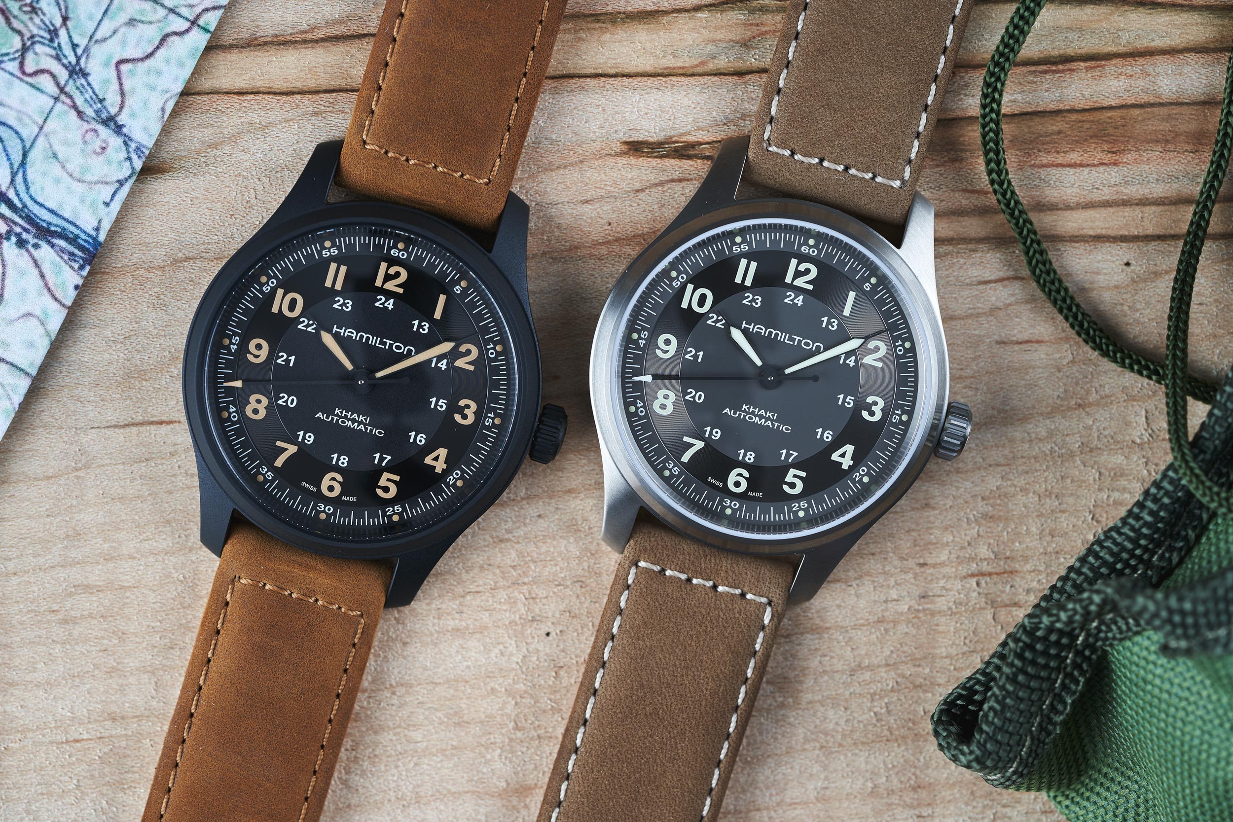 HAMILTON KHAKI FIELD TITANIUM AUTOS AVAILABLE NOW AT THE WINDUP