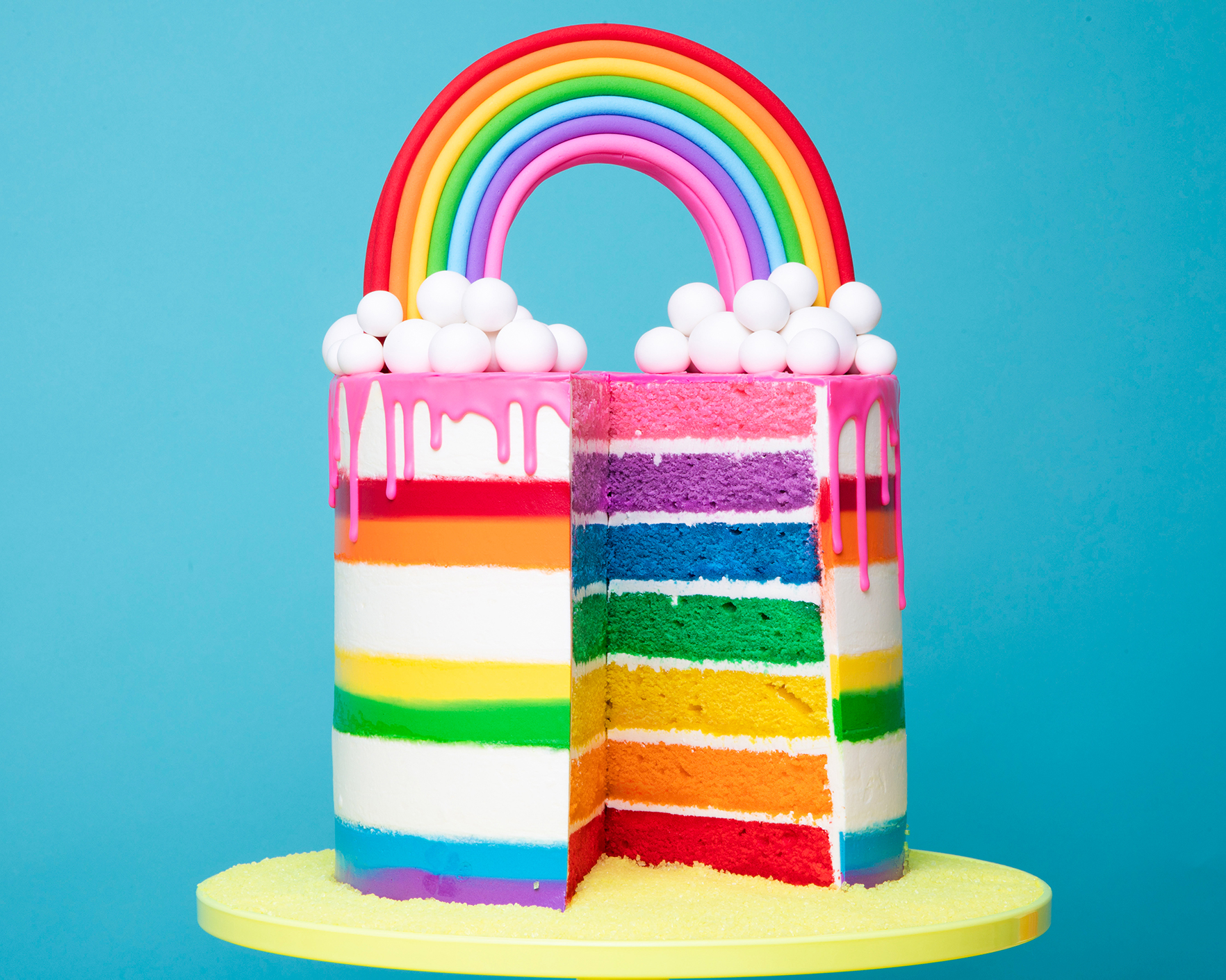 Simply Marvellous Cakes » Pastel Rainbow Drip