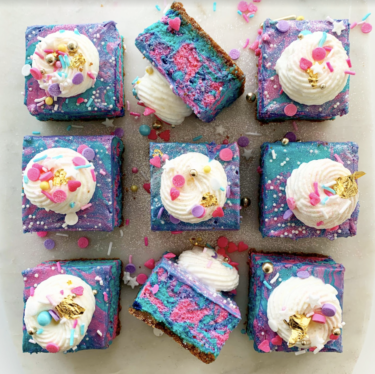 Cotton Candy Cupcakes - Cake Mix Recipe - Life Love Liz