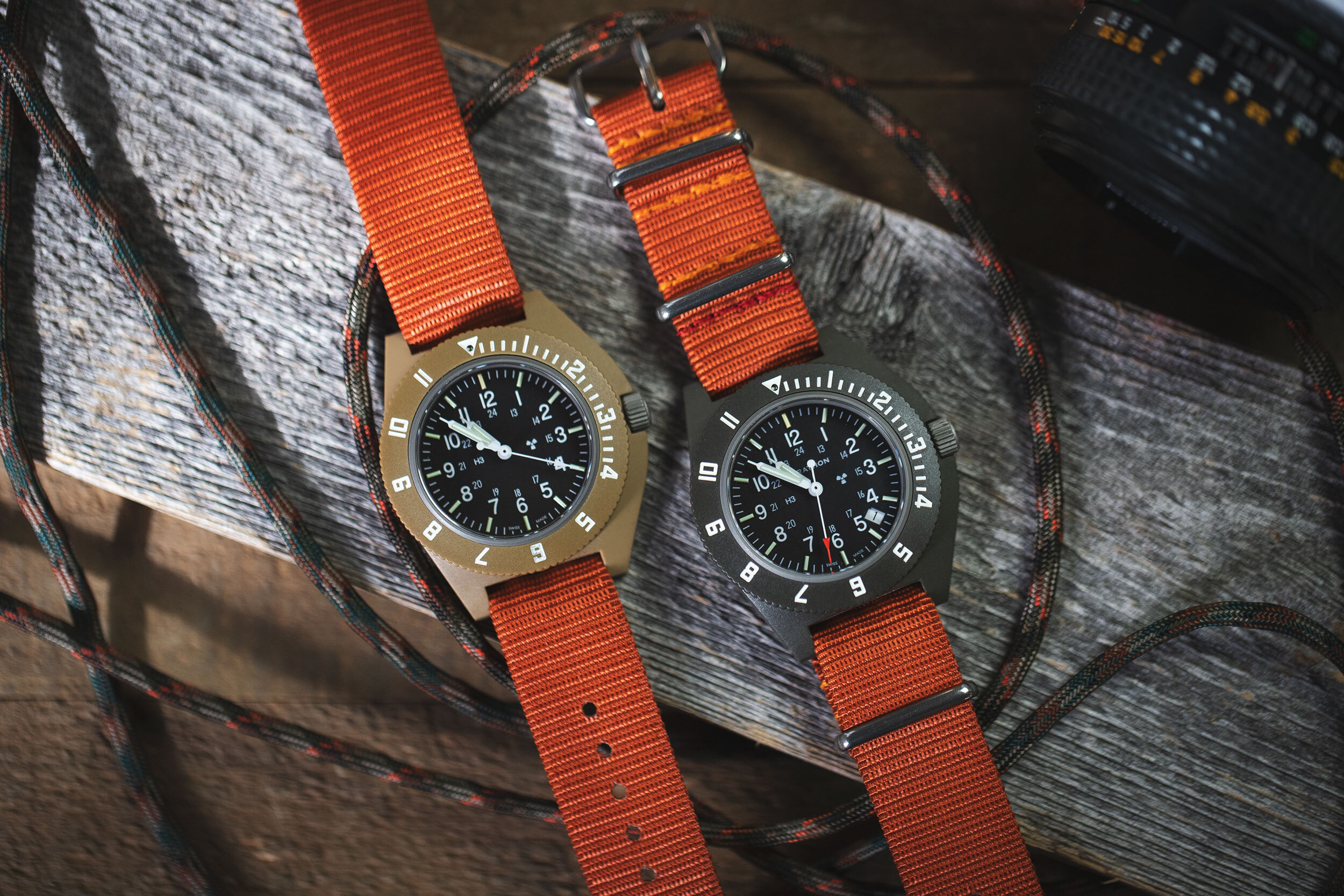 Orange shop watch strap