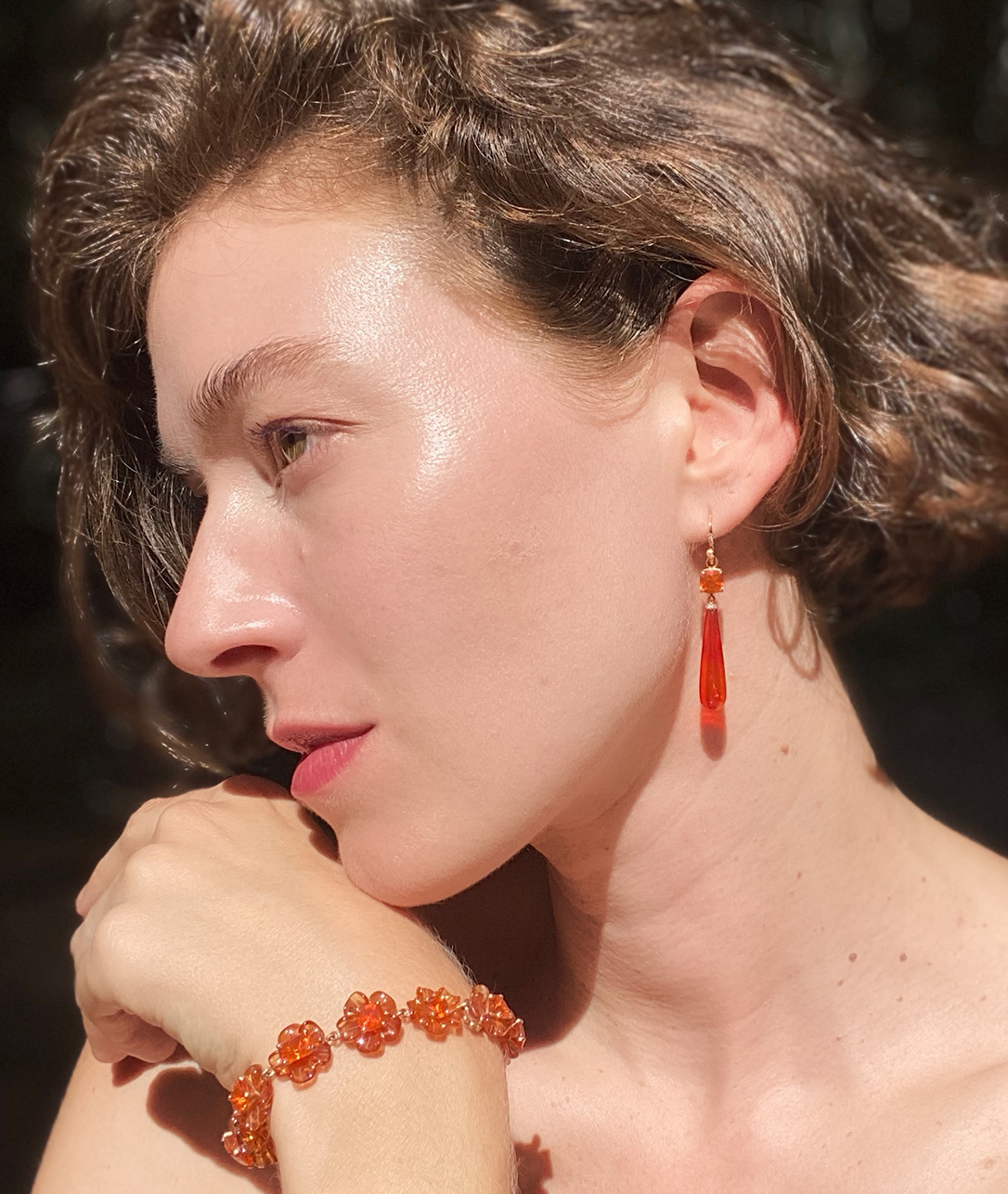 Treasured for its striking shades of bright red, orange, and yellow, fire opal has become imbued with meaning from being a gemstone of protection and healing to a symbol of love, hope, happiness, and truth.