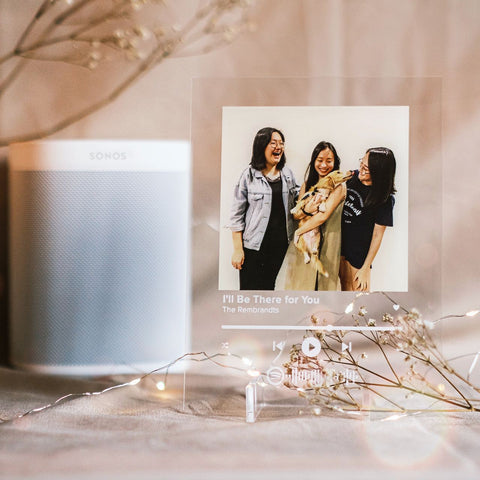 Sonos One Valentine's Day Promotion Music Album Acrylic Transparent Photo Frame