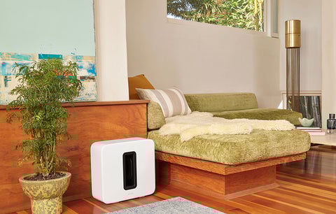 White Sonos Sub