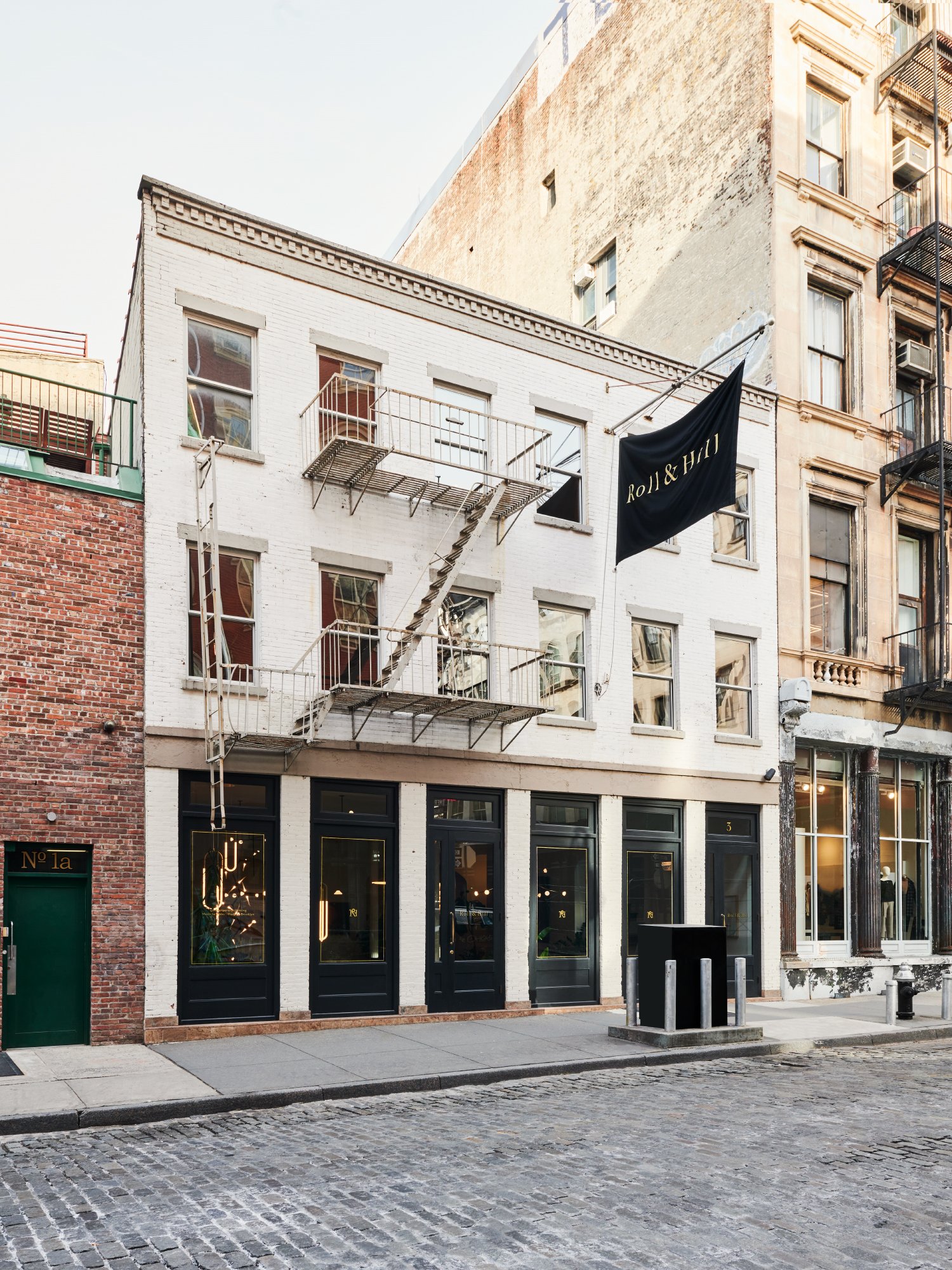 Roll & Hill's New York showroom is open again, along with their factory where work continues making lights for their international clients. Photo c/o Roll & Hill. 
